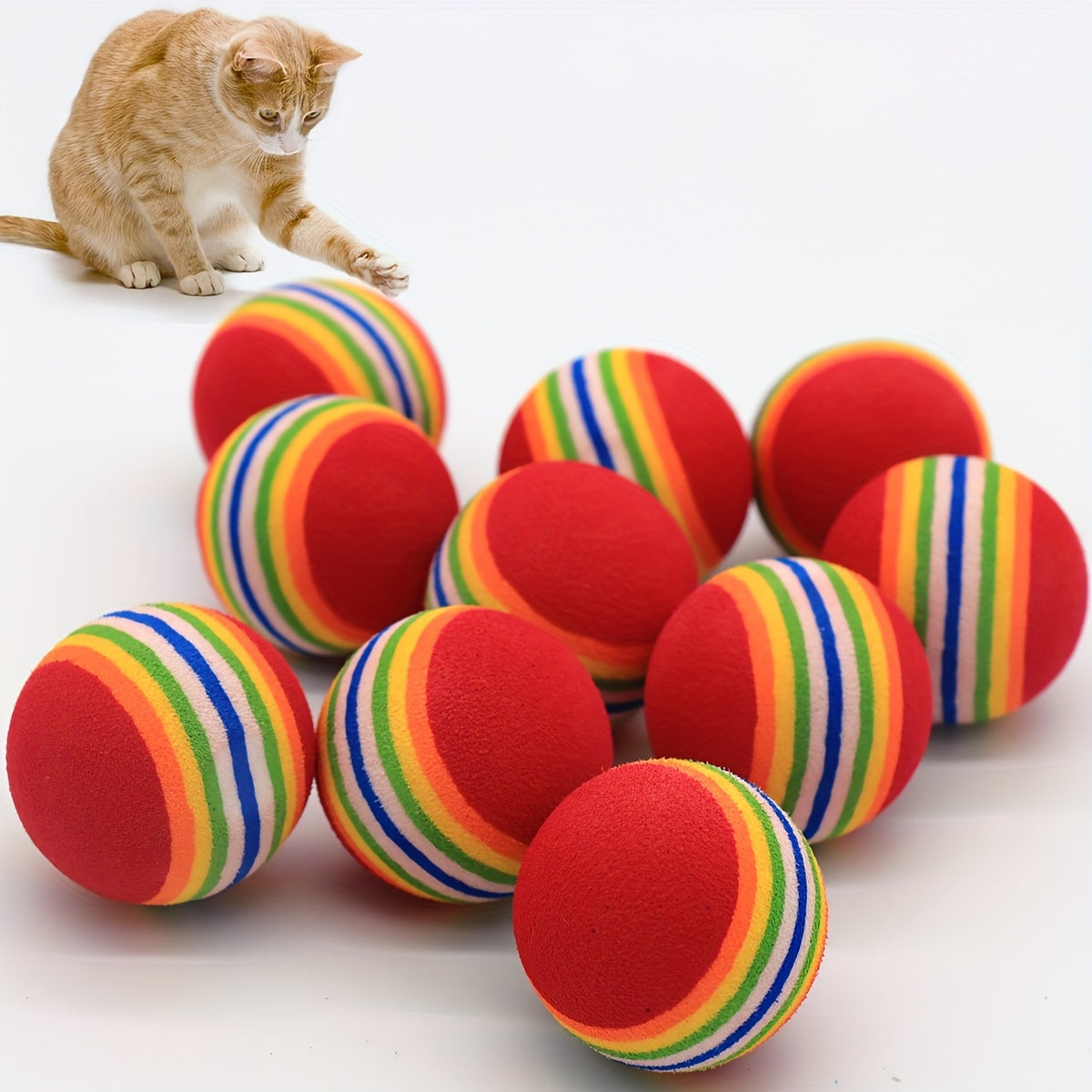 Rainbow Cat Toy